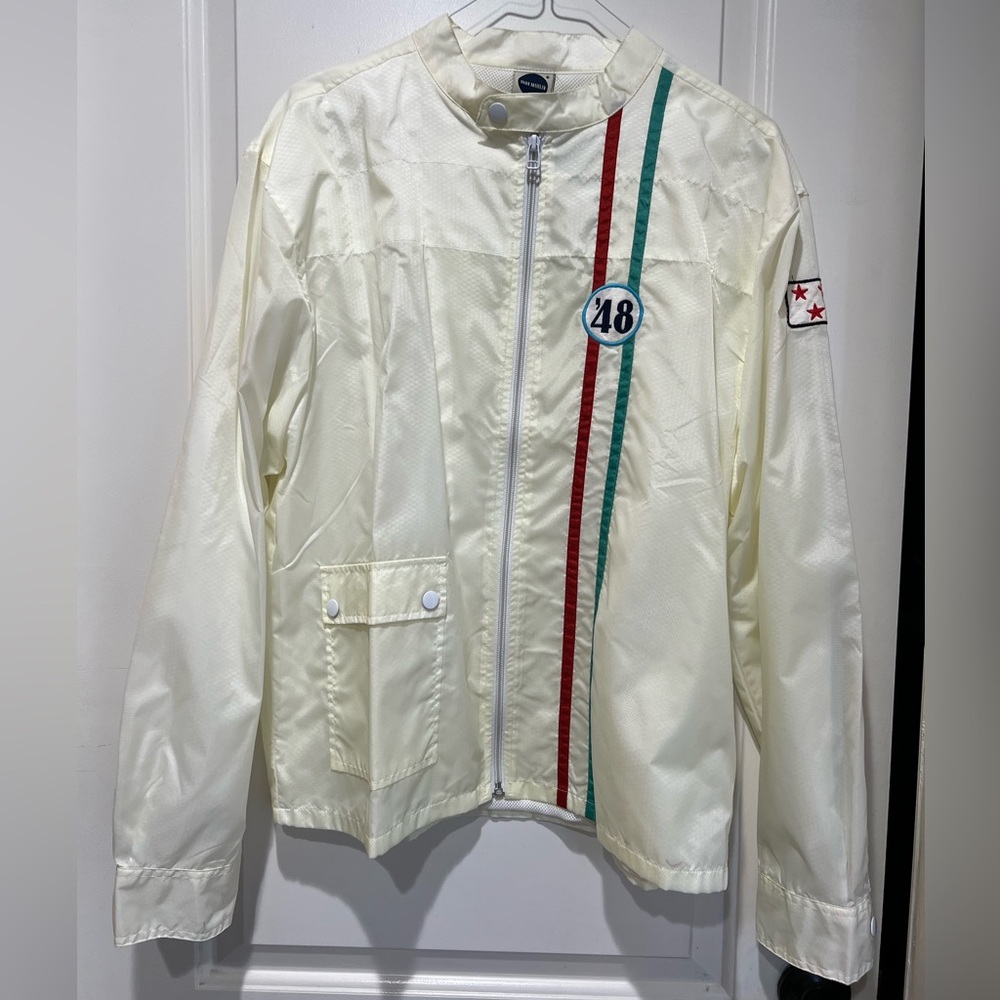 Italy Italia Jacket Zip Up Blue Marlin